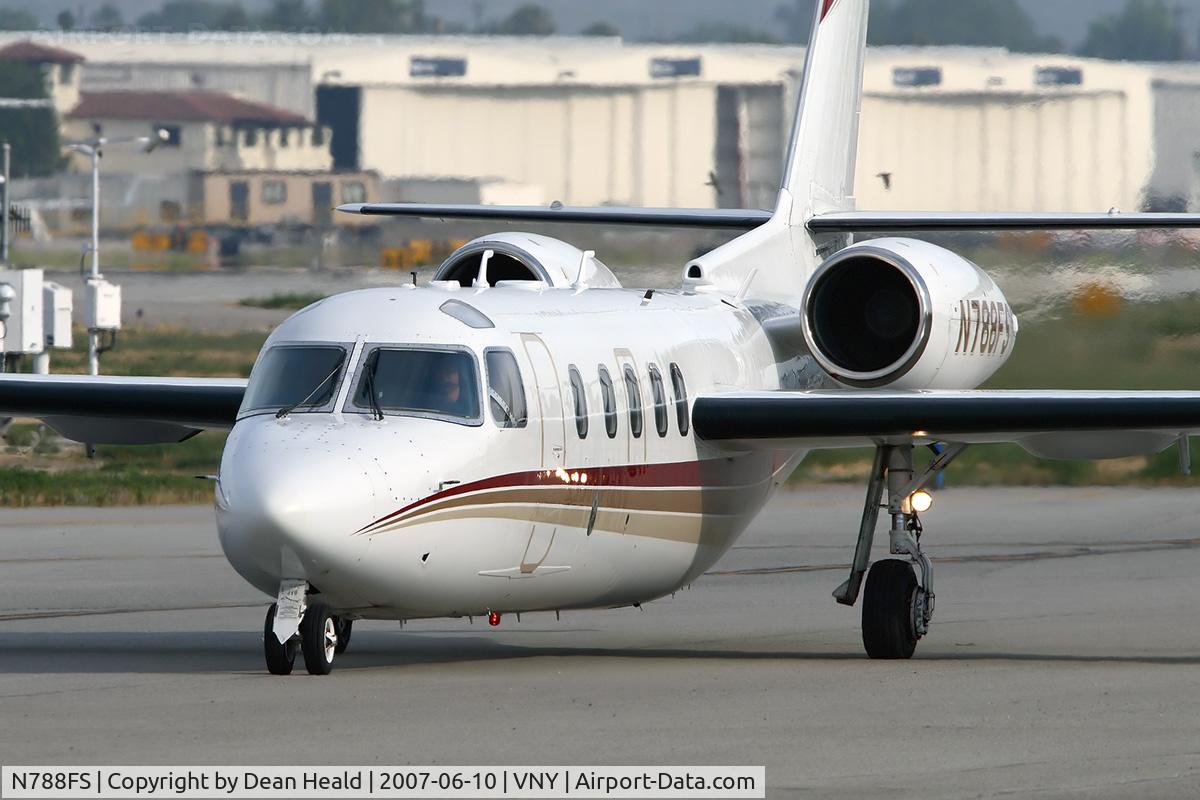 N788FS, 1981 Israel Aircraft Industries IAI-1124A Westwind II C/N 319, Westwind 1124A taxiing to RWY 16R for departure.