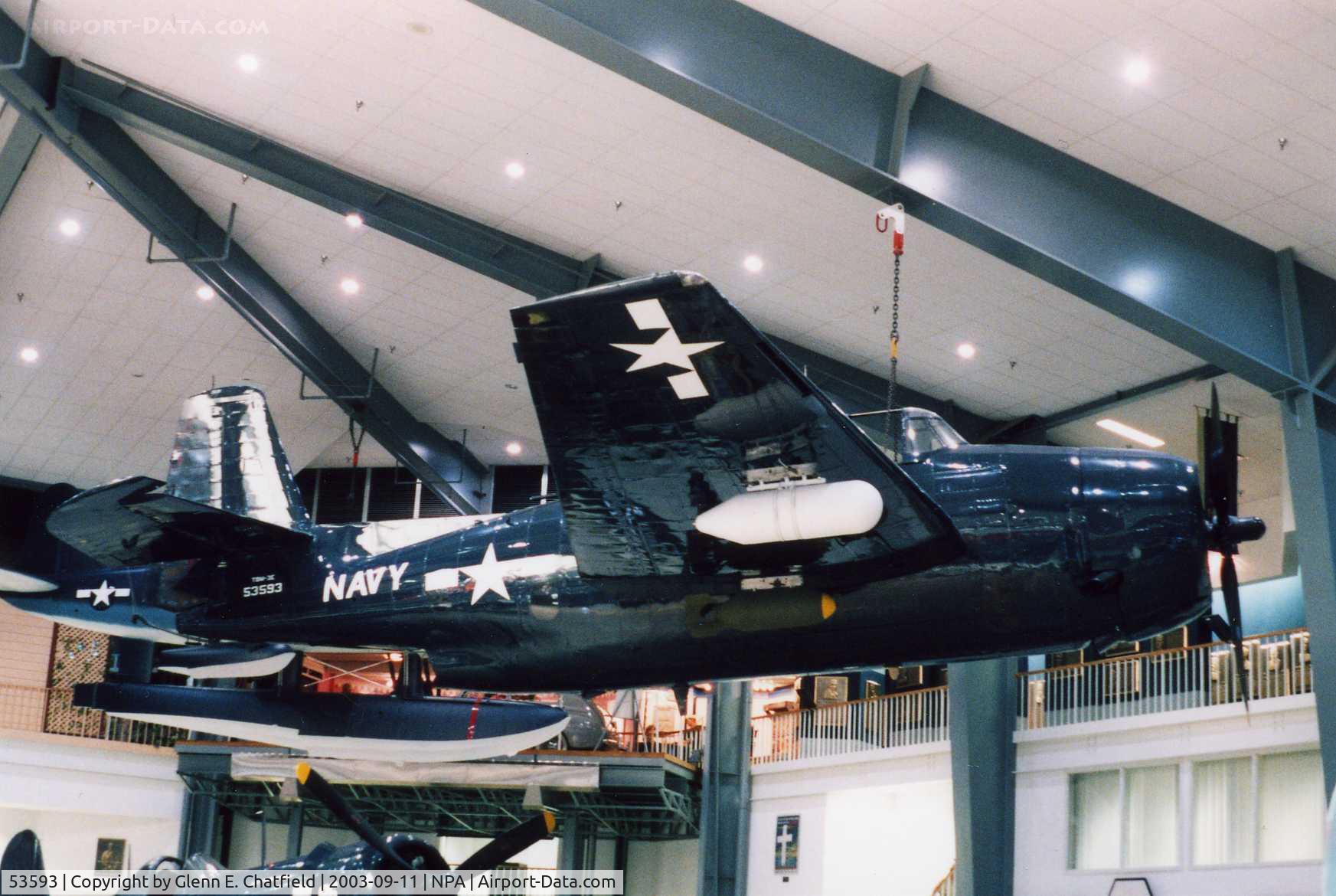 53593, 1945 Grumman TBM-3E Avenger C/N 3655, TBM-3E at the National Museum of Naval Aviation