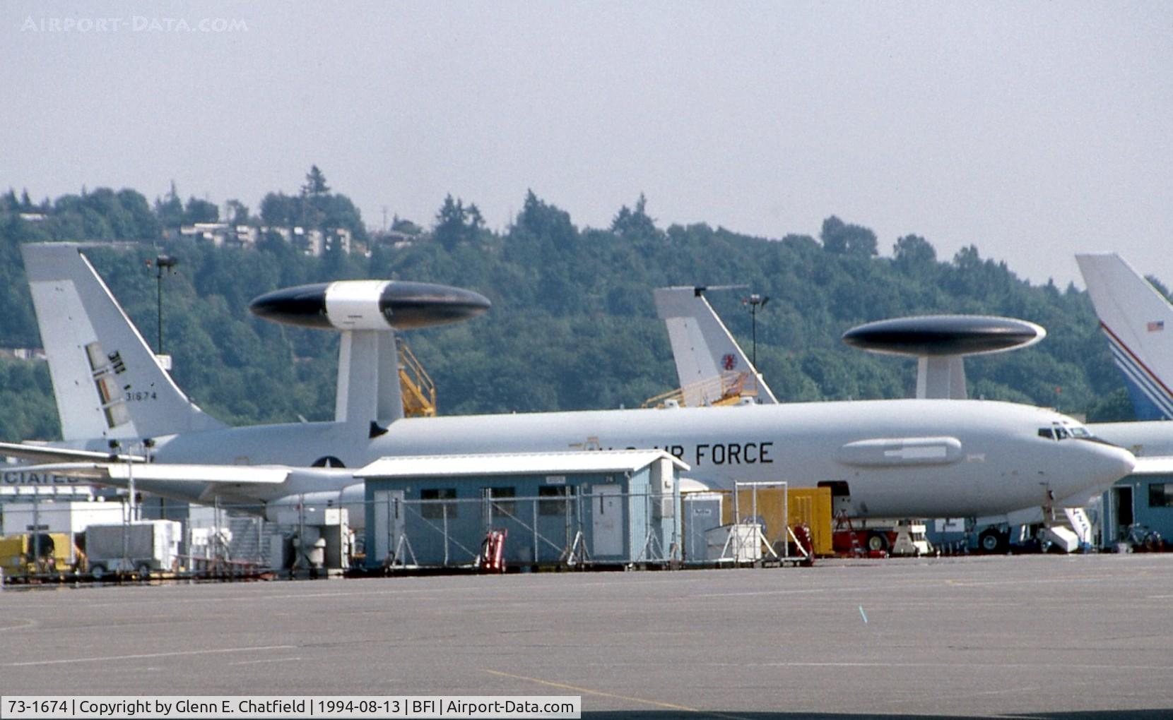 73-1674, 1973 Boeing E-3C Sentry C/N 21046, E-3C at Boeing