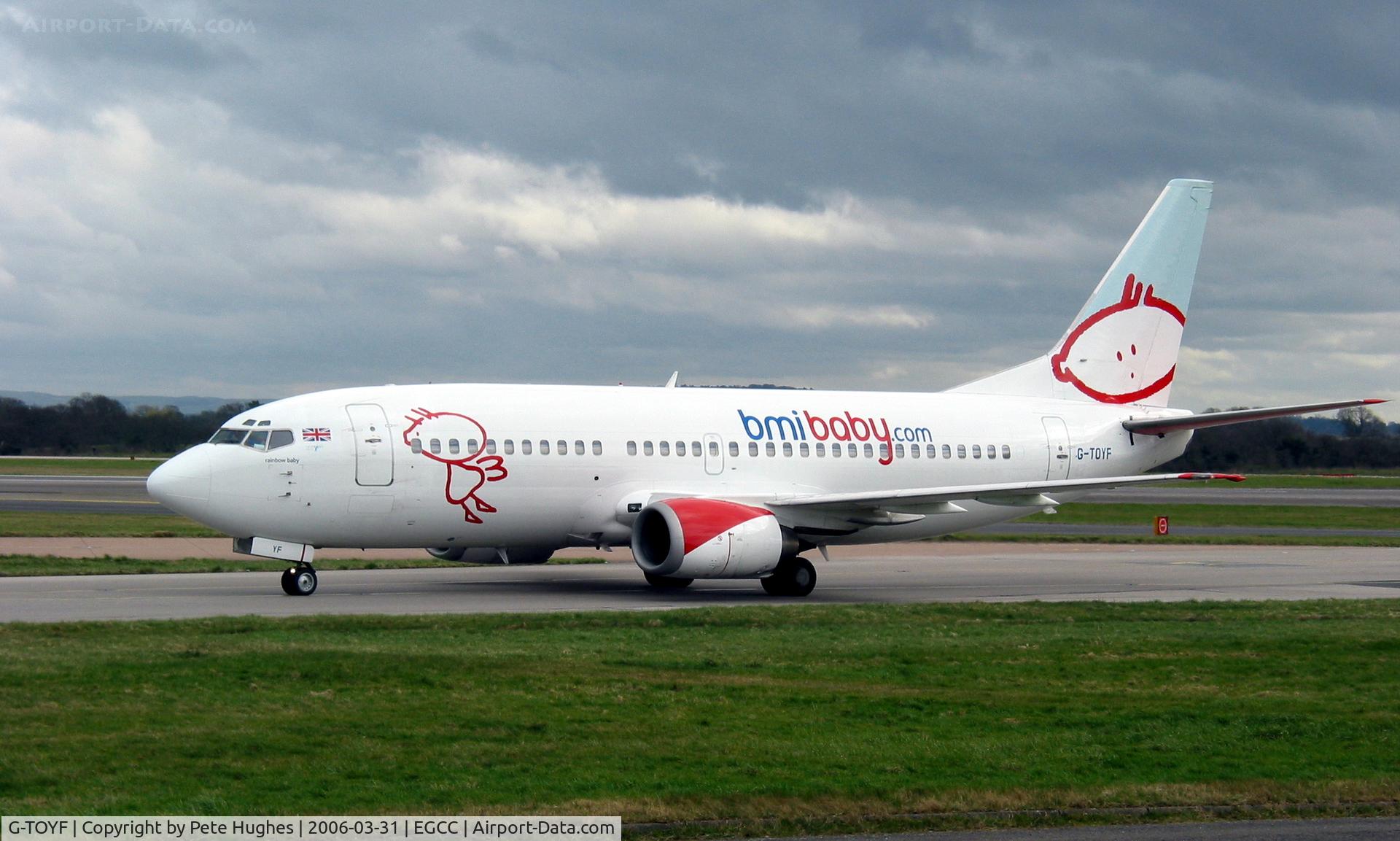 G-TOYF, 1997 Boeing 737-36N C/N 28557, Boeing 737 at Manchester