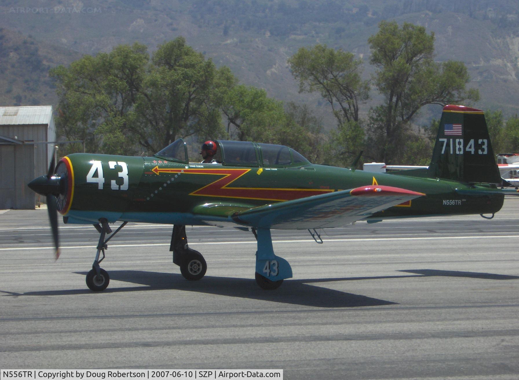 N556TR, 1968 Nanchang CJ-6A C/N 2432060, 1968 Nanchang China CJ-6A, Vedeneev (Ivchenko) MP-14 9 cylinder 360 Hp radial upgrade conversion, taxi