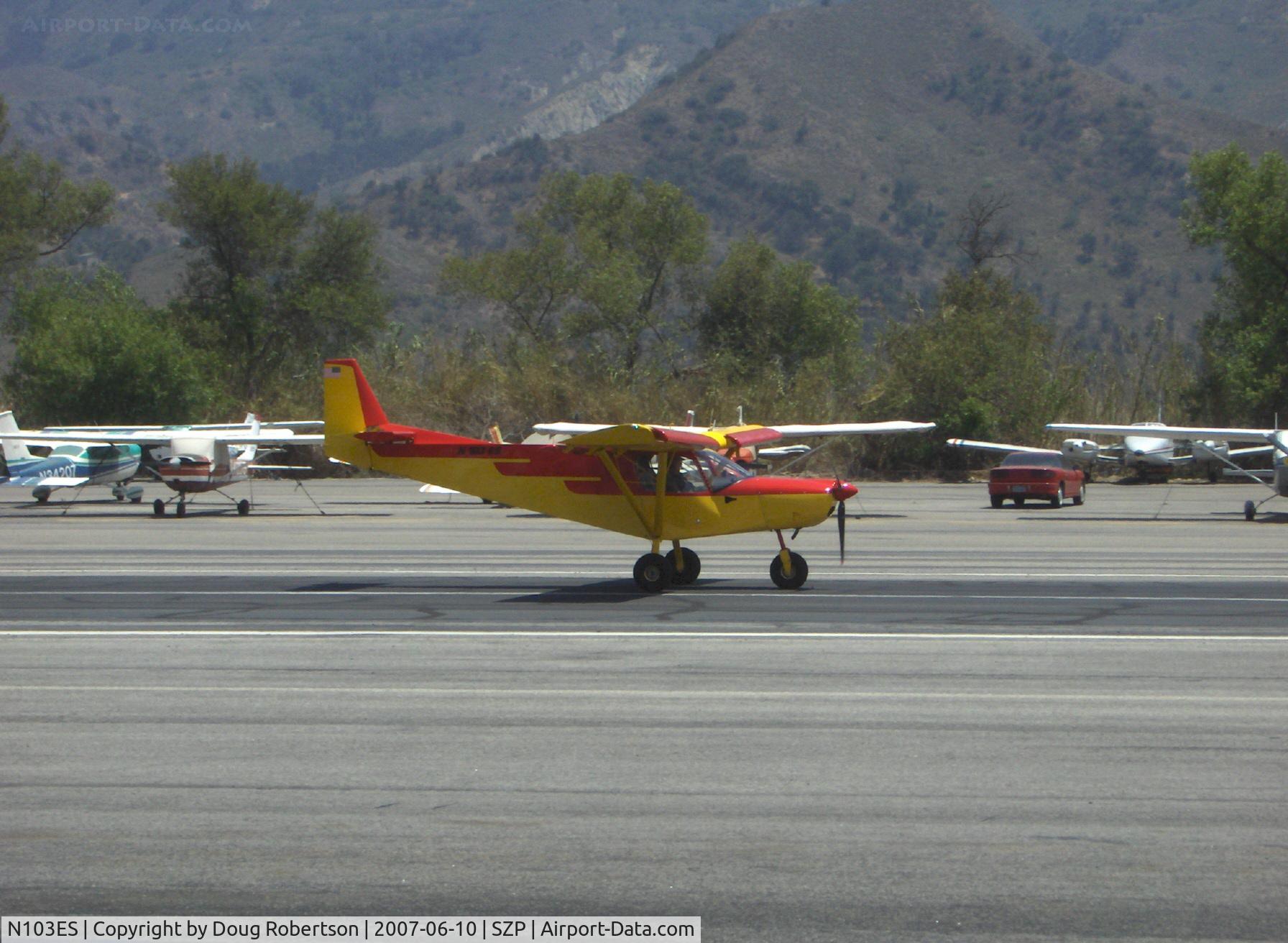 N103ES, 2005 Zenair CH-701SP C/N 7-9728, 2005 Zenair STOL CH701-SP 'SKY JEEP', Rotax 912 100 Hp, landing roll Rwy 22