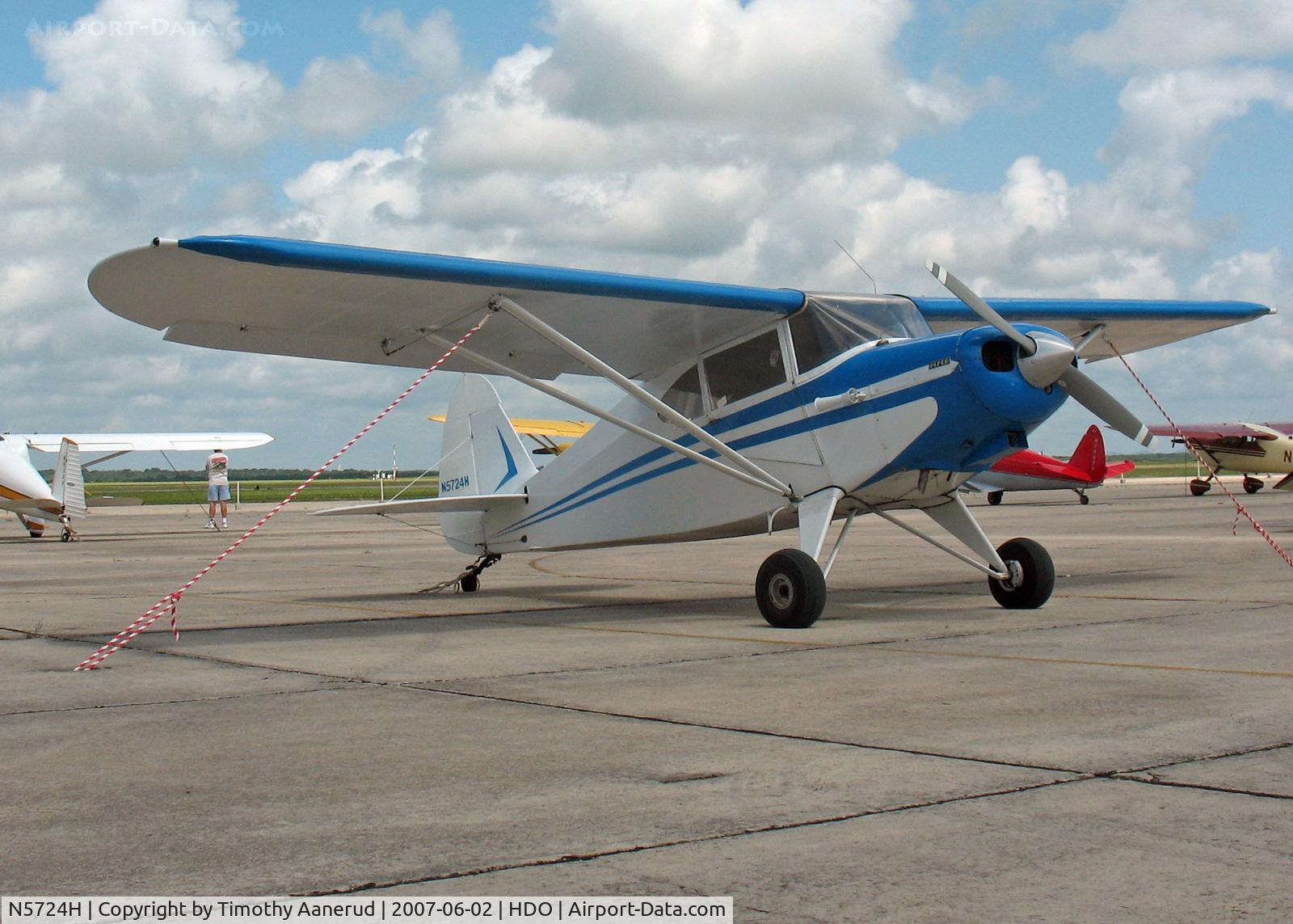 N5724H, 1949 Piper PA-16 Clipper C/N 16-336, The EAA Texas Fly-In