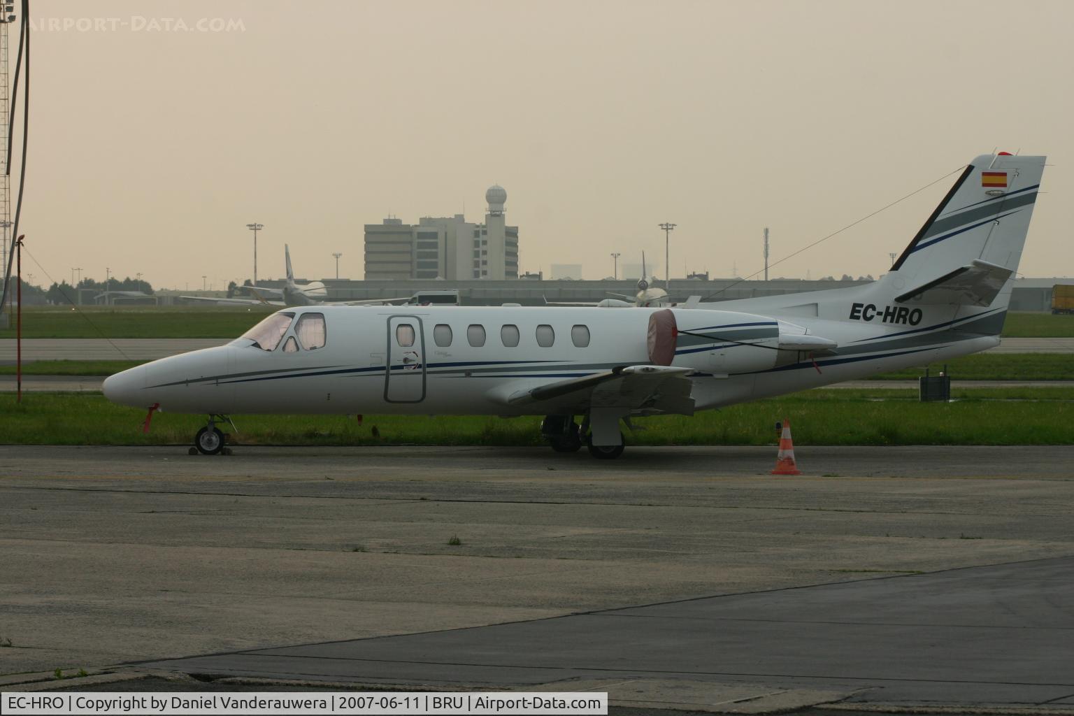 EC-HRO, 2000 Cessna 550 Citation Bravo C/N 550-0938, late in the afternoon - on ABELAG apron