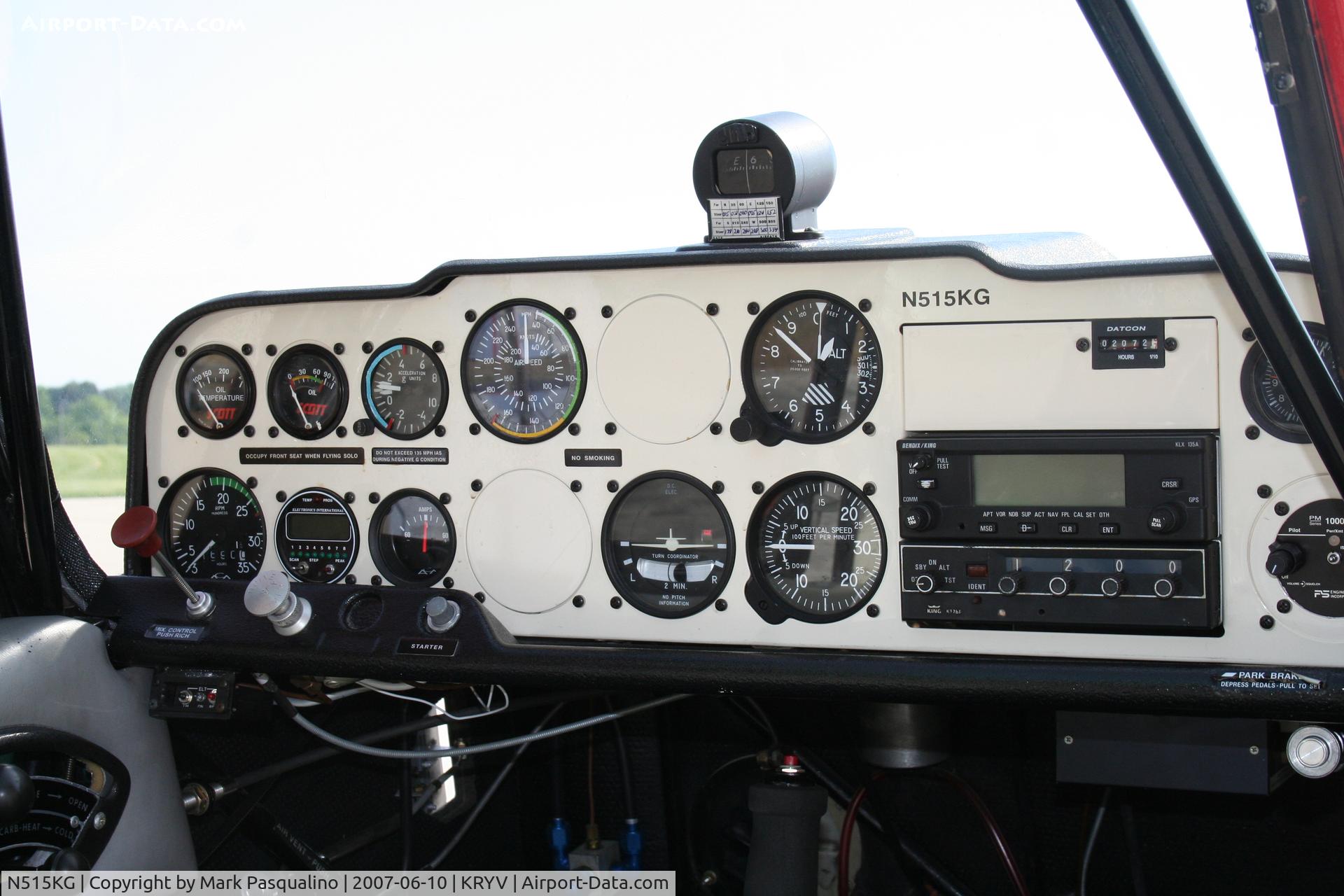 N515KG, 1998 American Champion 7GCBC C/N 1249-98, 7GCBC