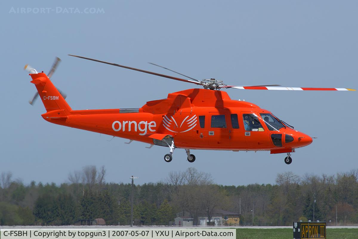 C-FSBH, 1981 Sikorsky S-76A C/N 760168, Taking off from Ramp II.