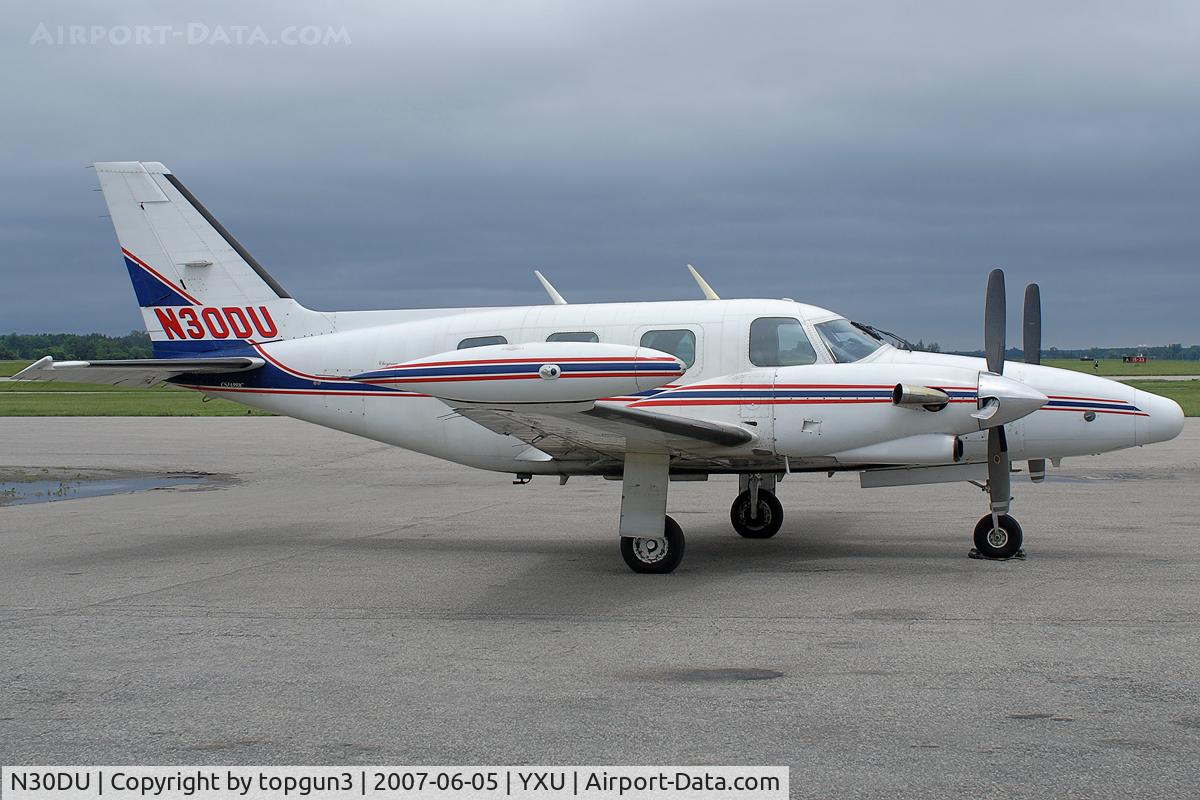 N30DU, 1978 Piper PA-31T C/N 31T-7720054, Parked at ESSO ramp.