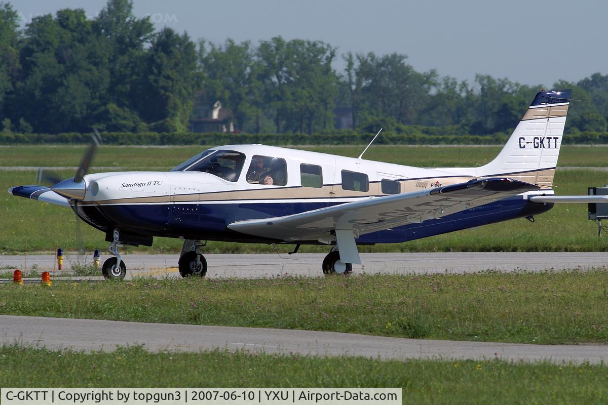 C-GKTT, 1999 Piper PA-32R-301T Turbo Saratoga C/N 3257130, Taxiing on Alpha.