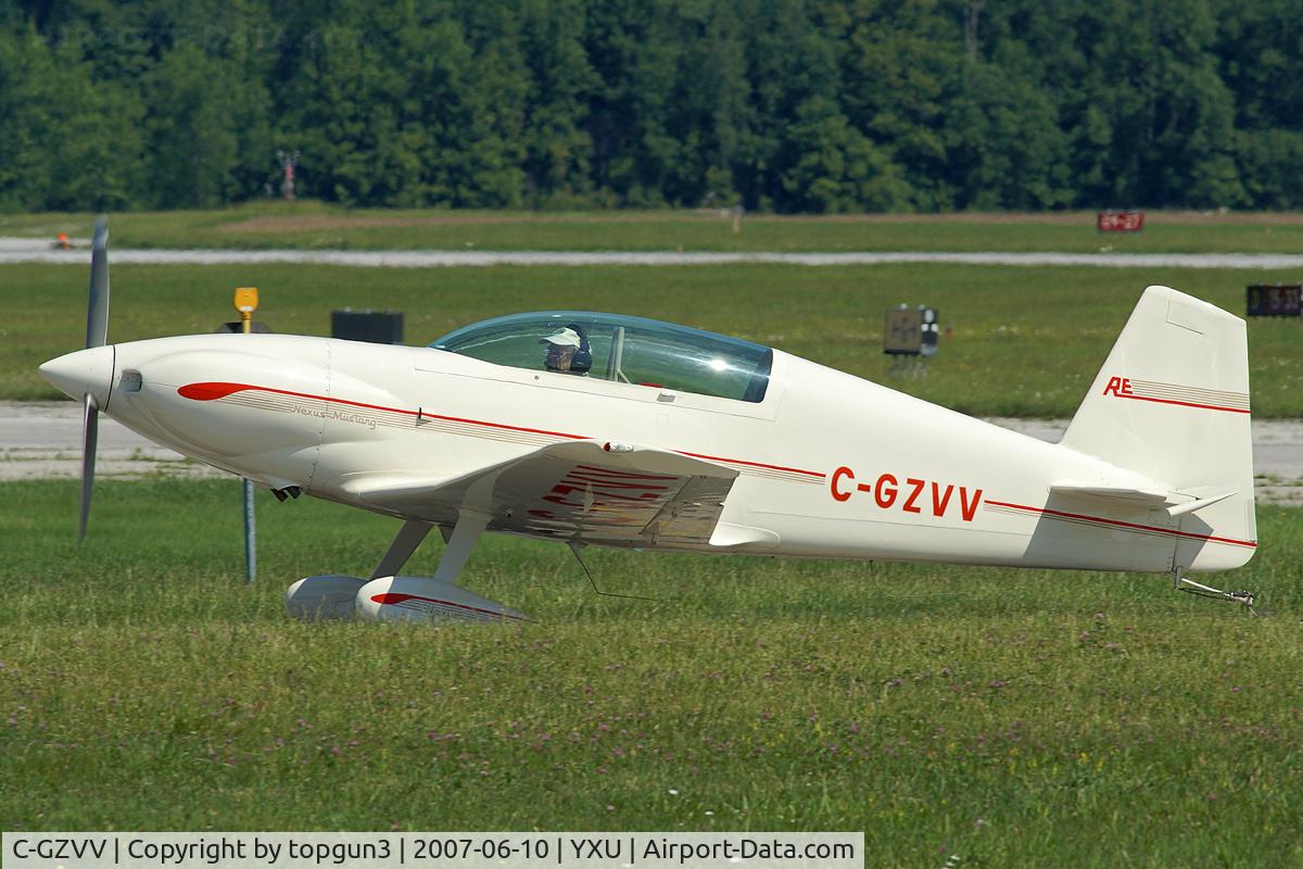 C-GZVV, 2003 Nexus Mustang C/N XU-6, Taxiing on Alpha.