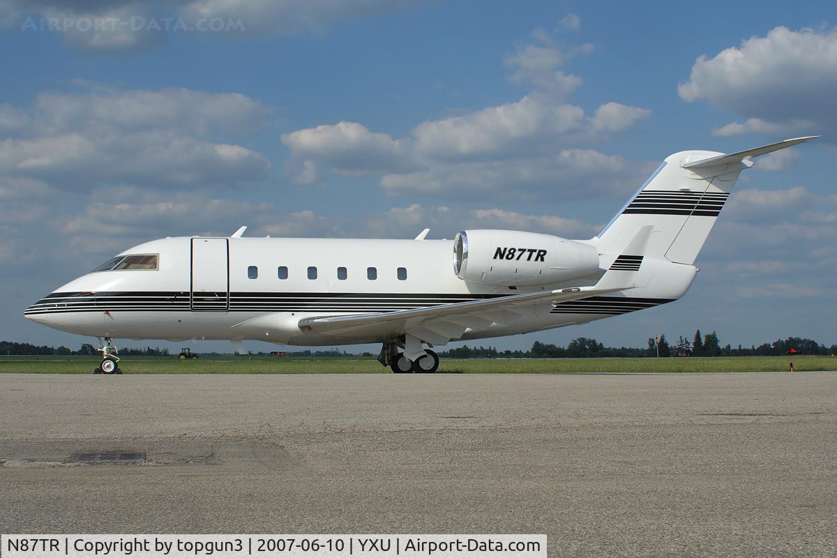 N87TR, 1982 Canadair Challenger 600 (CL-600-1A11) C/N 1076, Parked at Ramp III