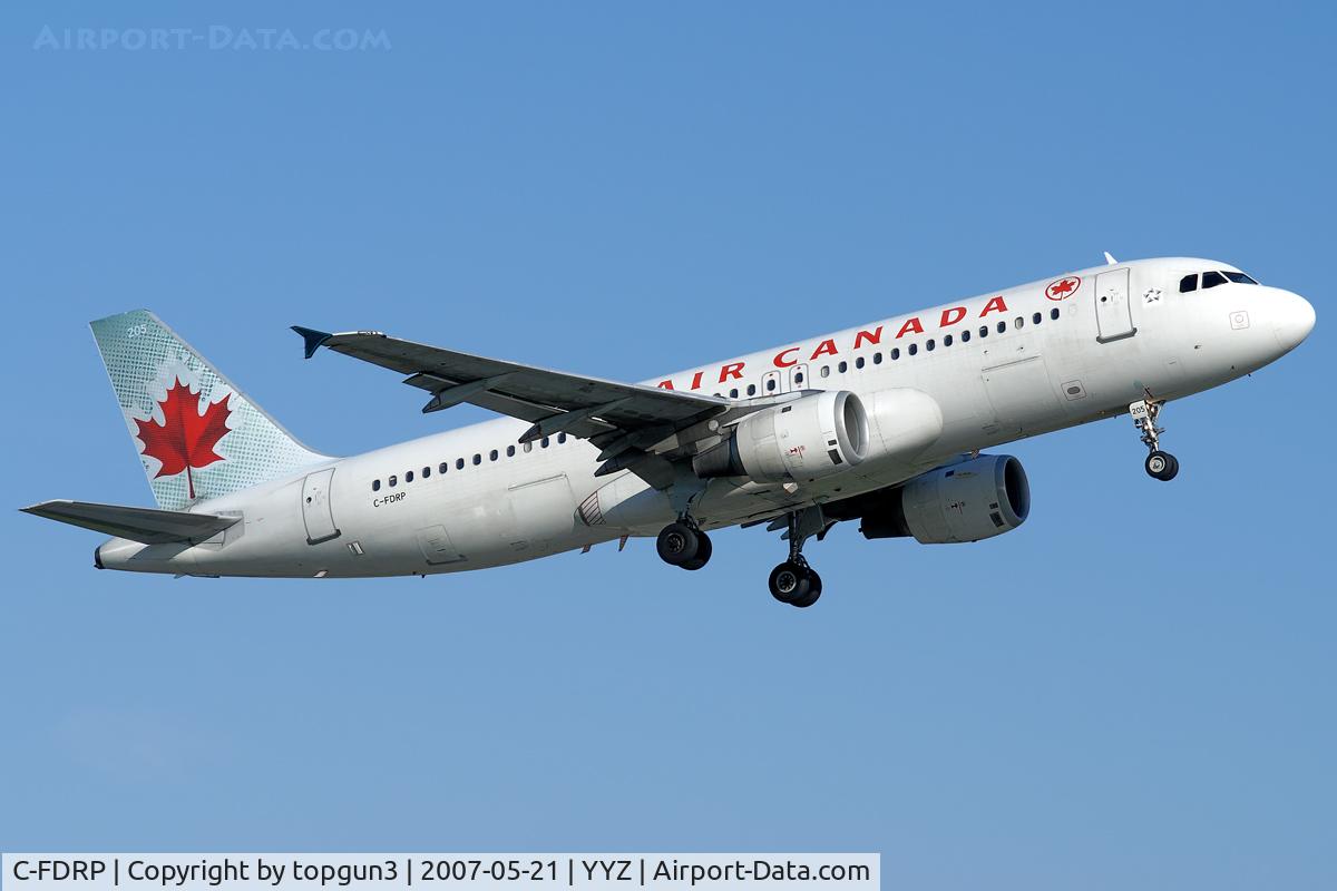 C-FDRP, 1990 Airbus A320-211 C/N 122, Departing from RWY06R.
