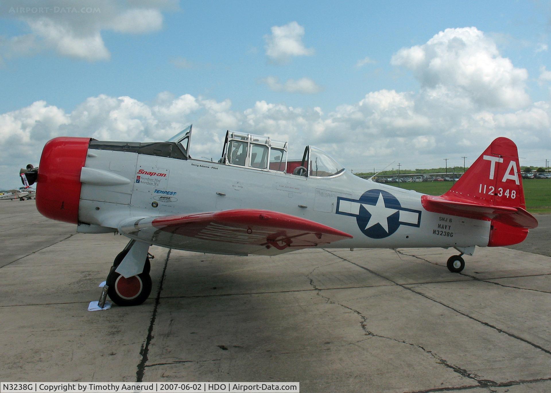 N3238G, 1959 North American SNJ-6 Texan C/N 121-43202, The EAA Texas Fly-In