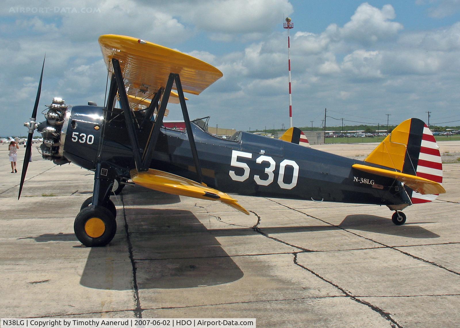 N38LG, 1995 Boeing PT-17 Kaydet (A75N1) C/N 3851, The EAA Texas Fly-In