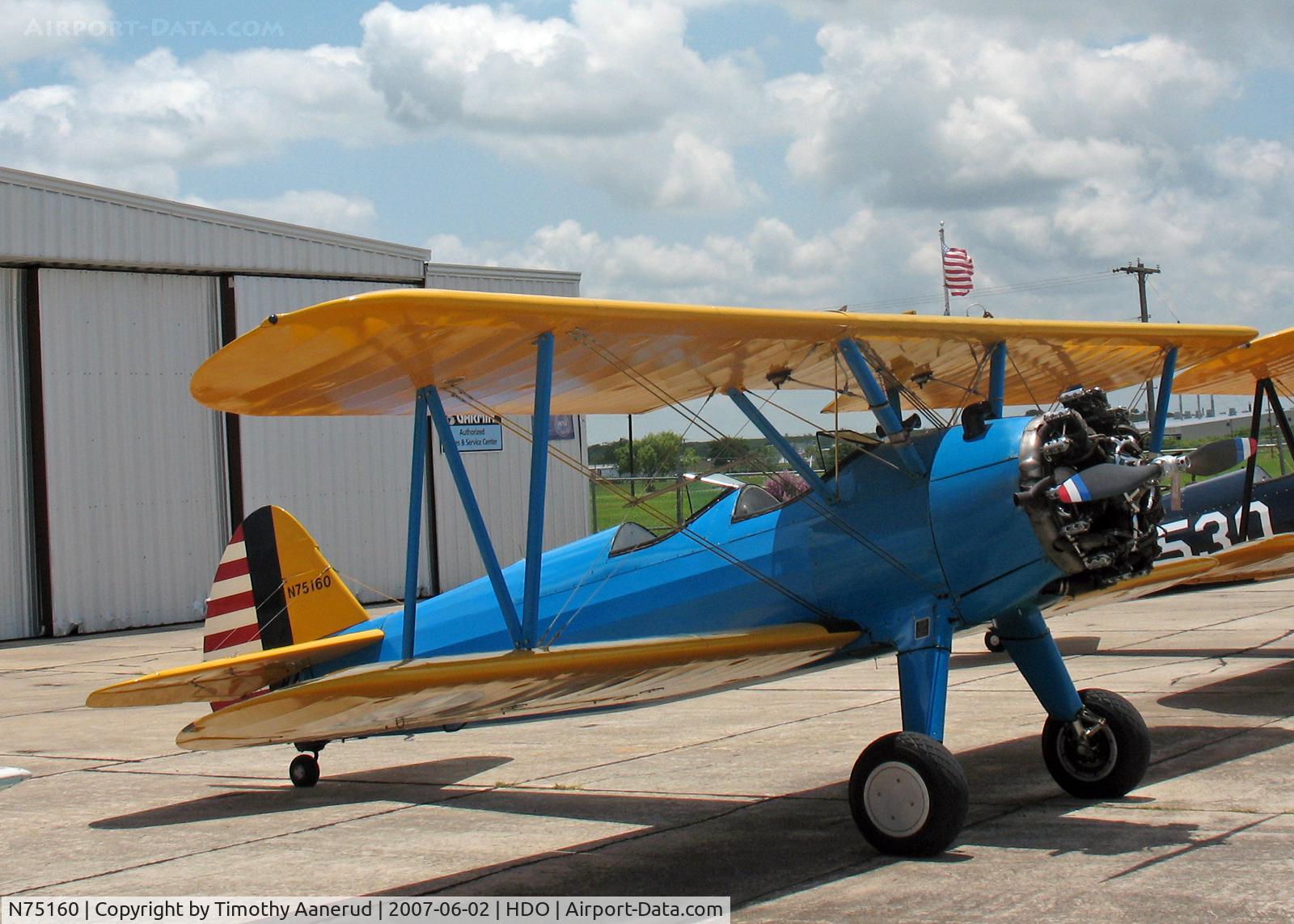 N75160, 1941 Boeing A75N1(PT17) C/N 75-2224, The EAA Texas Fly-In