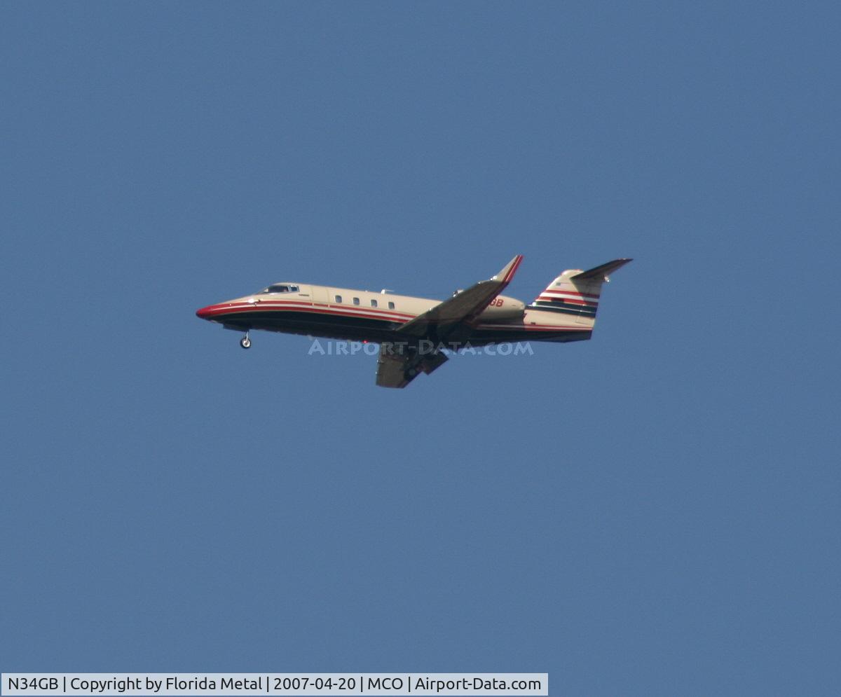 N34GB, 1984 Learjet 55 C/N 55-114, Lear 55