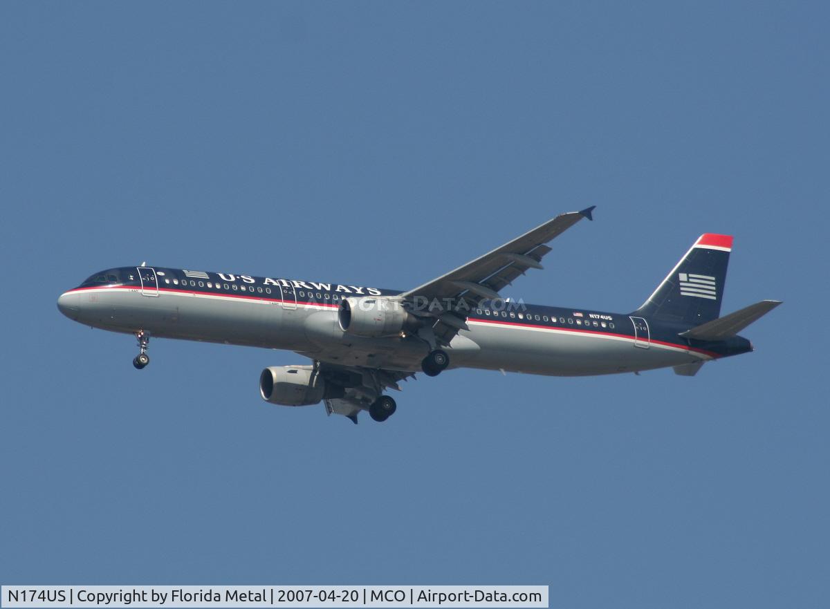 N174US, 2001 Airbus A321-211 C/N 1492, US