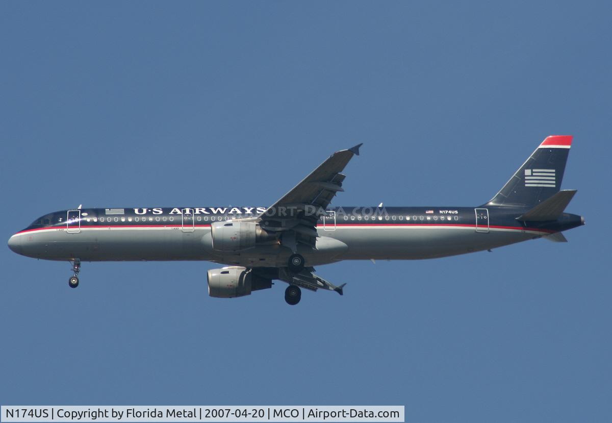 N174US, 2001 Airbus A321-211 C/N 1492, US