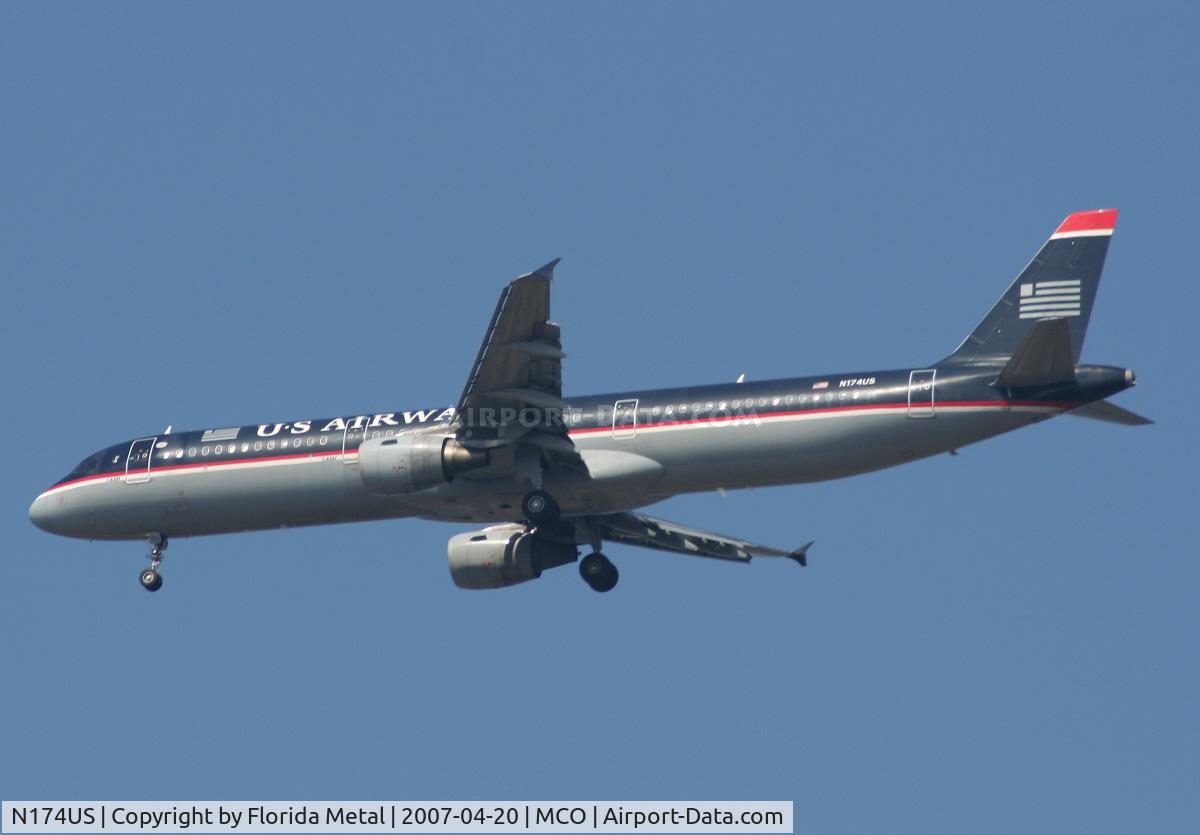N174US, 2001 Airbus A321-211 C/N 1492, US