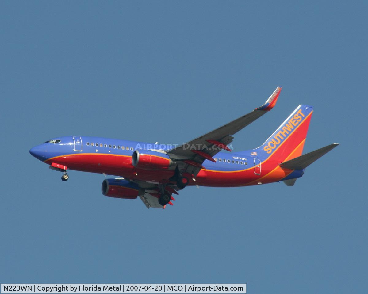 N223WN, 2005 Boeing 737-7H4 C/N 32492, Southwest