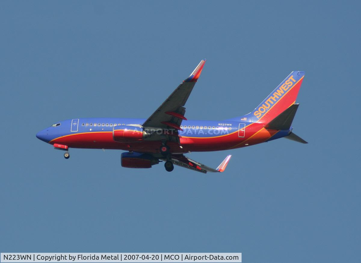N223WN, 2005 Boeing 737-7H4 C/N 32492, Southwest