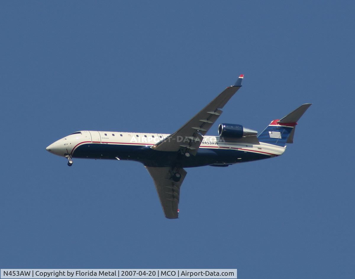 N453AW, 2003 Bombardier CRJ-200LR (CL-600-2B19) C/N 7838, US