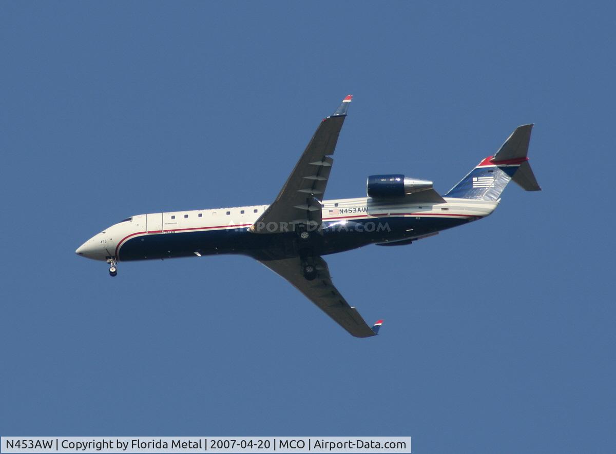 N453AW, 2003 Bombardier CRJ-200LR (CL-600-2B19) C/N 7838, US