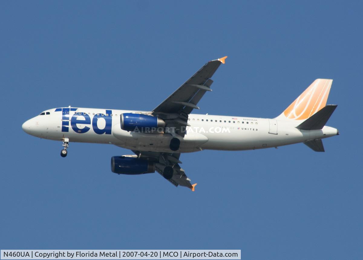 N460UA, 2000 Airbus A320-232 C/N 1248, Ted