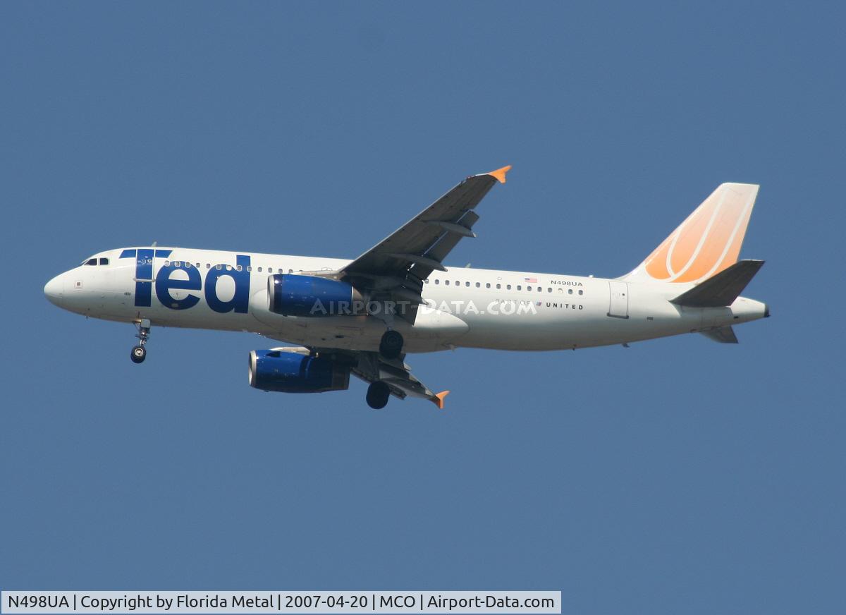 N498UA, 2002 Airbus A320-232 C/N 1865, Ted