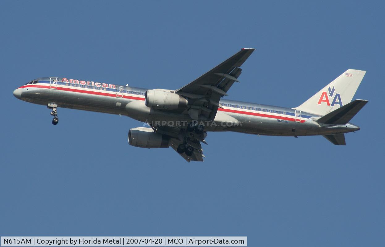 N615AM, 1989 Boeing 757-223 C/N 24491, American