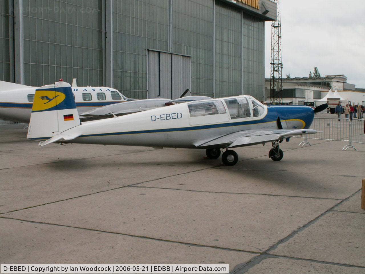 D-EBED, 1954 Saab 91B Safir C/N 91-291, SAAB S.91 Safir B/Berlin-ILA Show