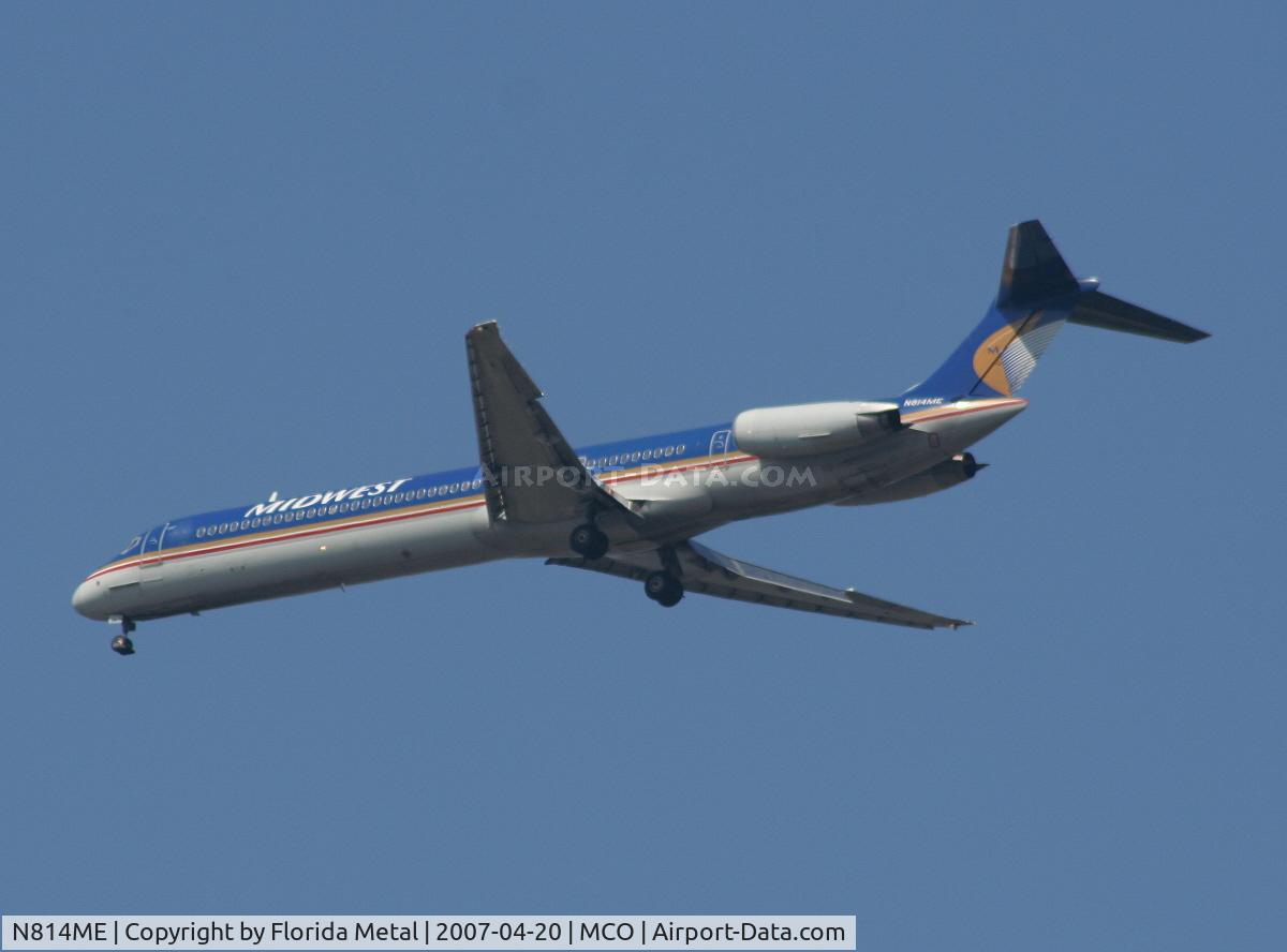 N814ME, 1981 McDonnell Douglas MD-81 (DC-9-81) C/N 48010, Midwest