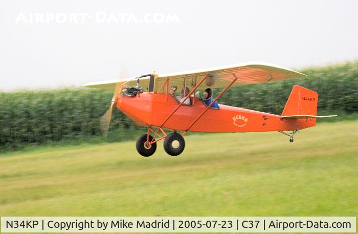 N34KP, 2000 Pietenpol Air Camper C/N 6, Touching down
