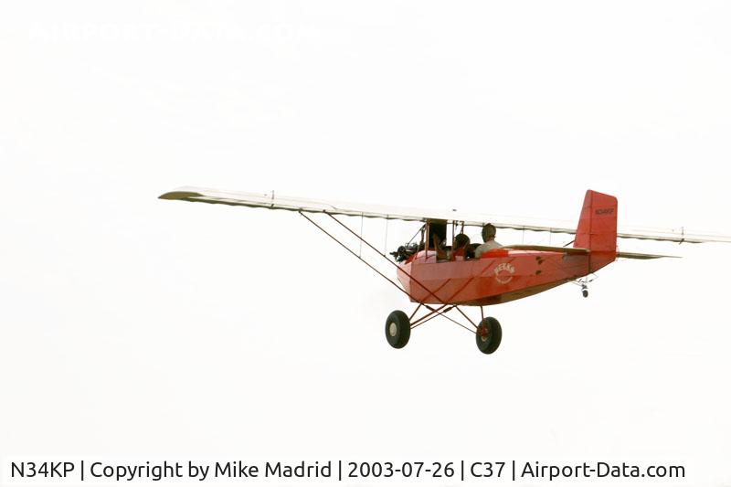 N34KP, 2000 Pietenpol Air Camper C/N 6, Fly away home