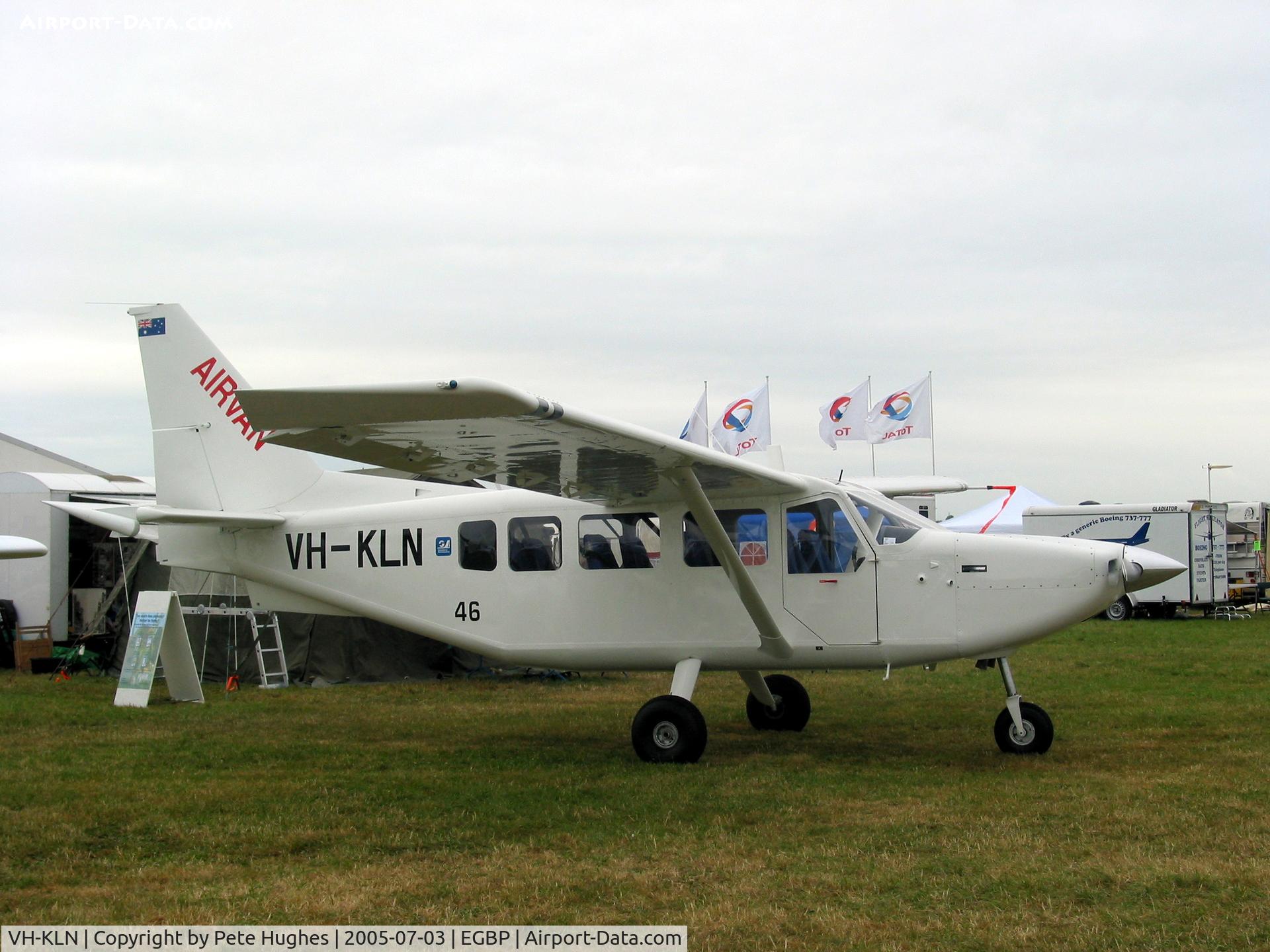 VH-KLN, 2004 Gippsland GA-8 Airvan C/N GA8-04-046, VH-KLN Airvan at the PFA Rally, Kemble