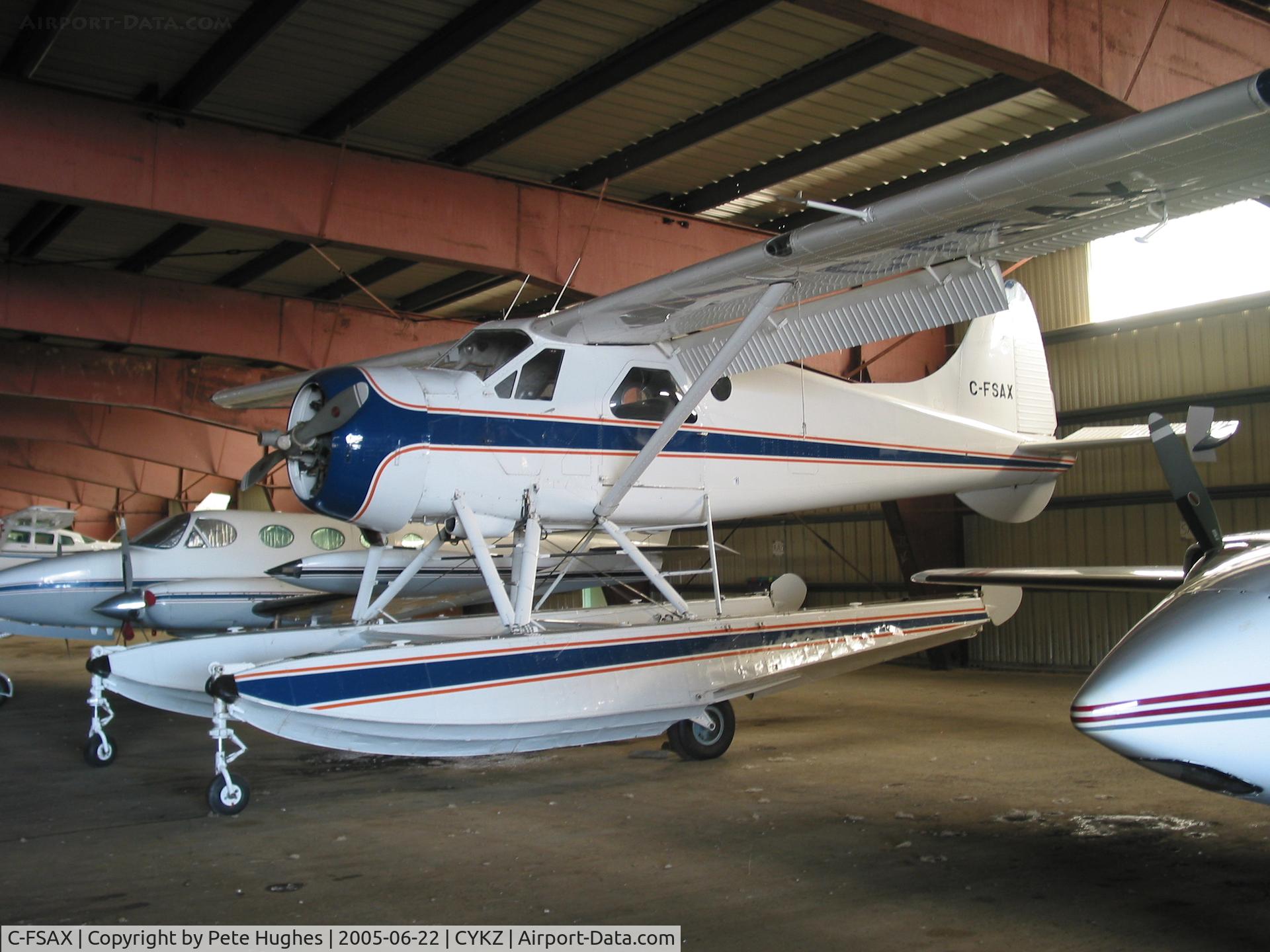 C-FSAX, 1952 De Havilland Canada DHC-2 Beaver Mk.1 C/N 122, Beaver floatplane at Buttonville, Toronto