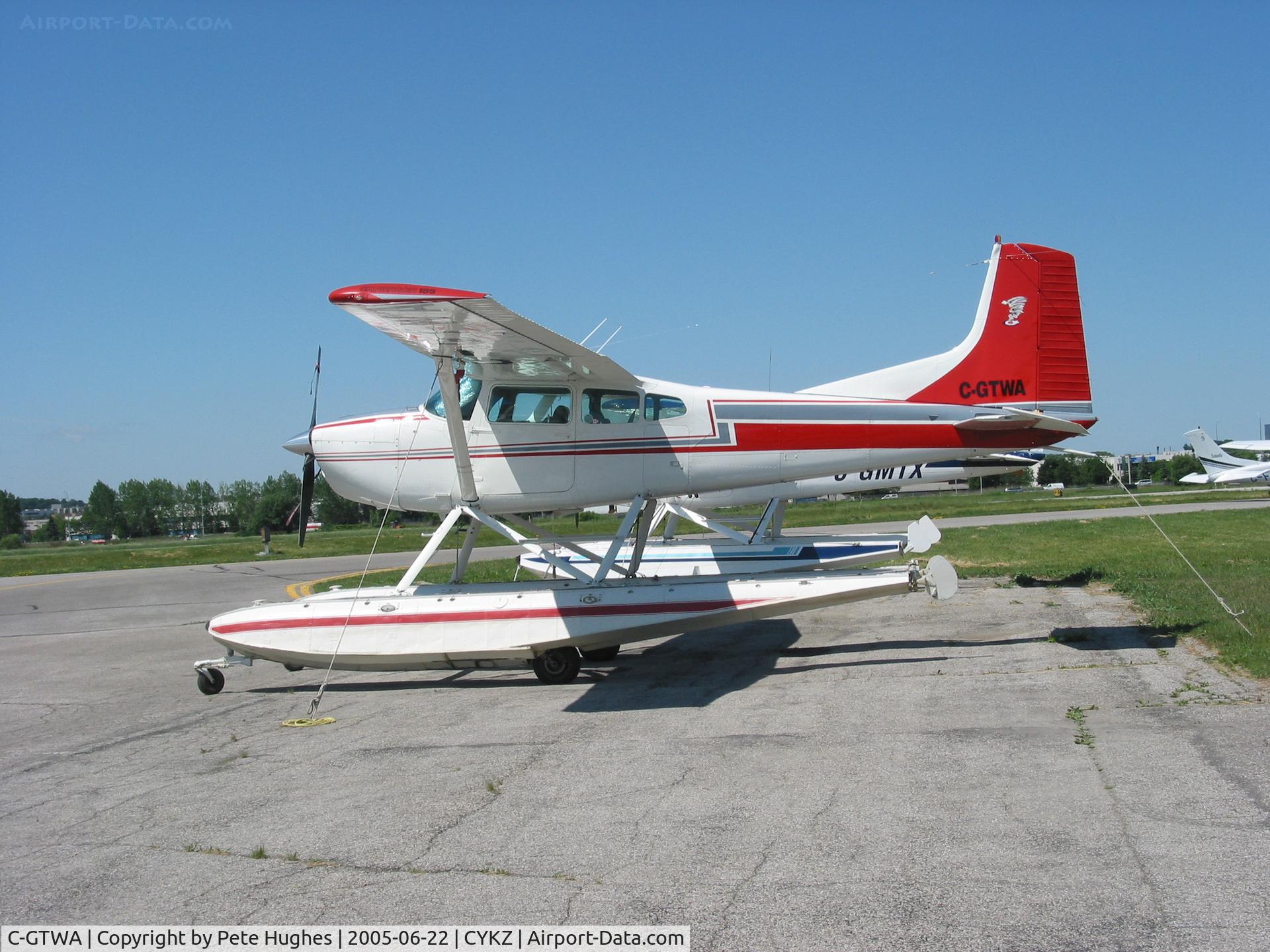 C-GTWA, 1977 Cessna A185F Skywagon 185 C/N 18503226, Cessna 185 floatplane at Buttonville, Toronto