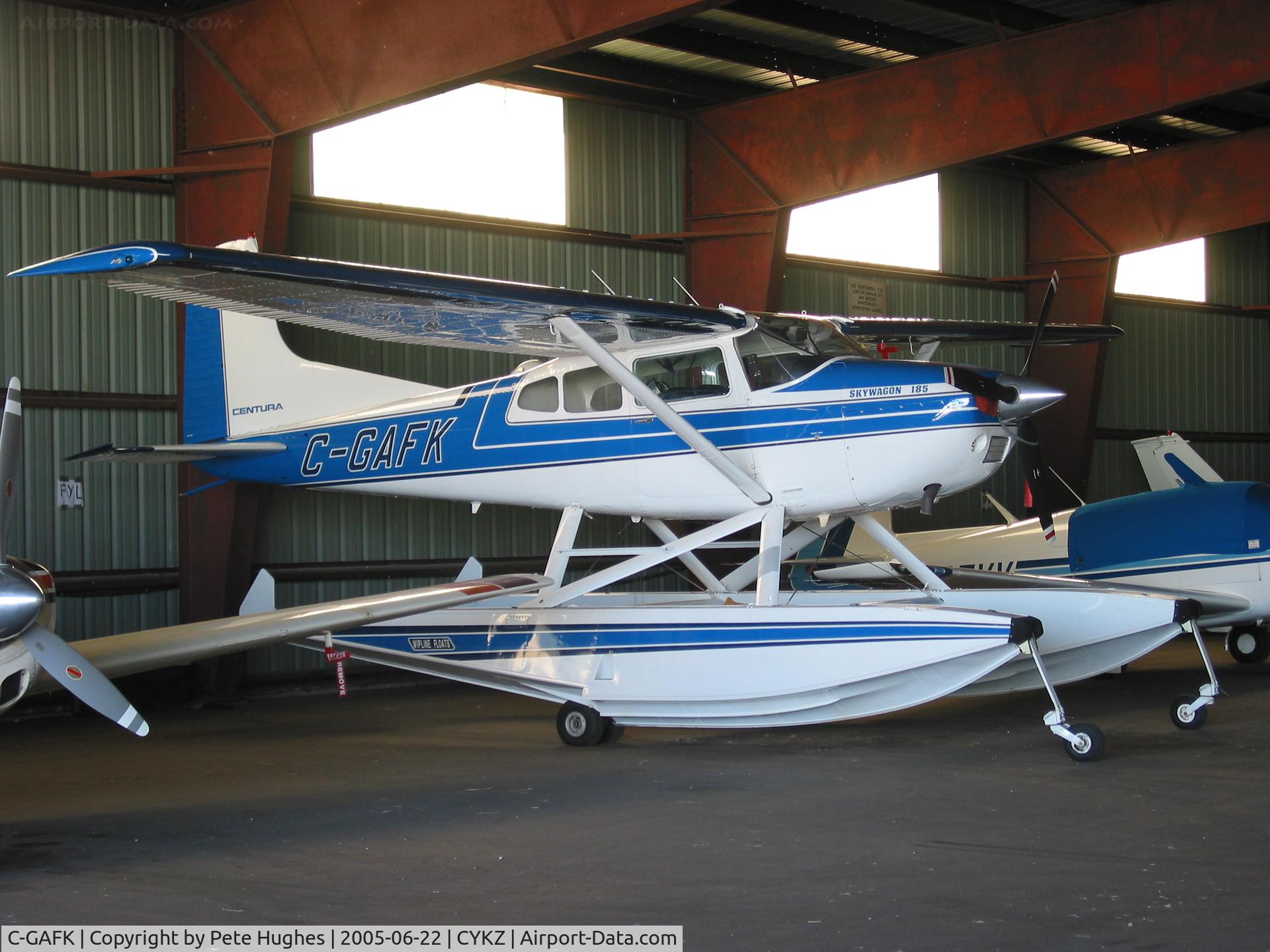 C-GAFK, Cessna A185F Skywagon 185 C/N 18503854, Cessna 185 floatplane at Buttonville, Toronto