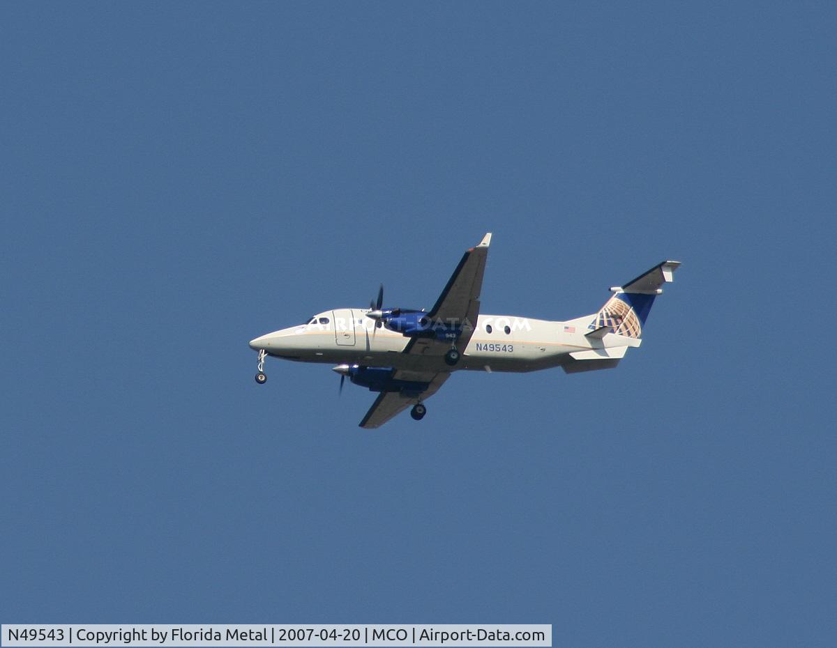N49543, 1995 Beech 1900D C/N UE-181, Continental Express