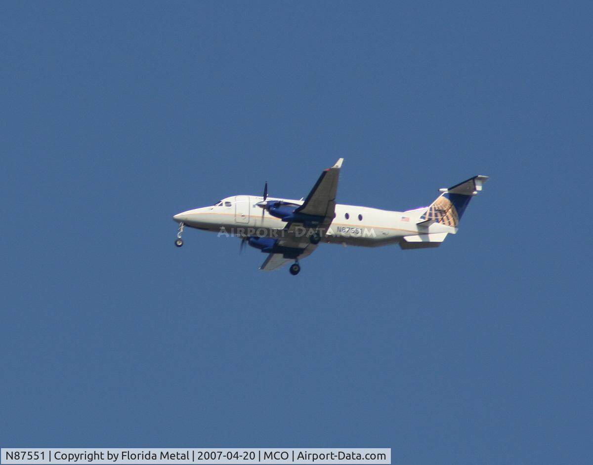 N87551, 1996 Beech 1900D C/N UE-206, Continental Express