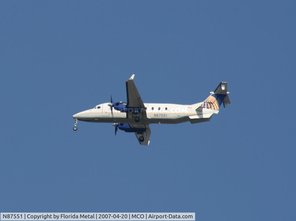 N87551, 1996 Beech 1900D C/N UE-206, Continental Express