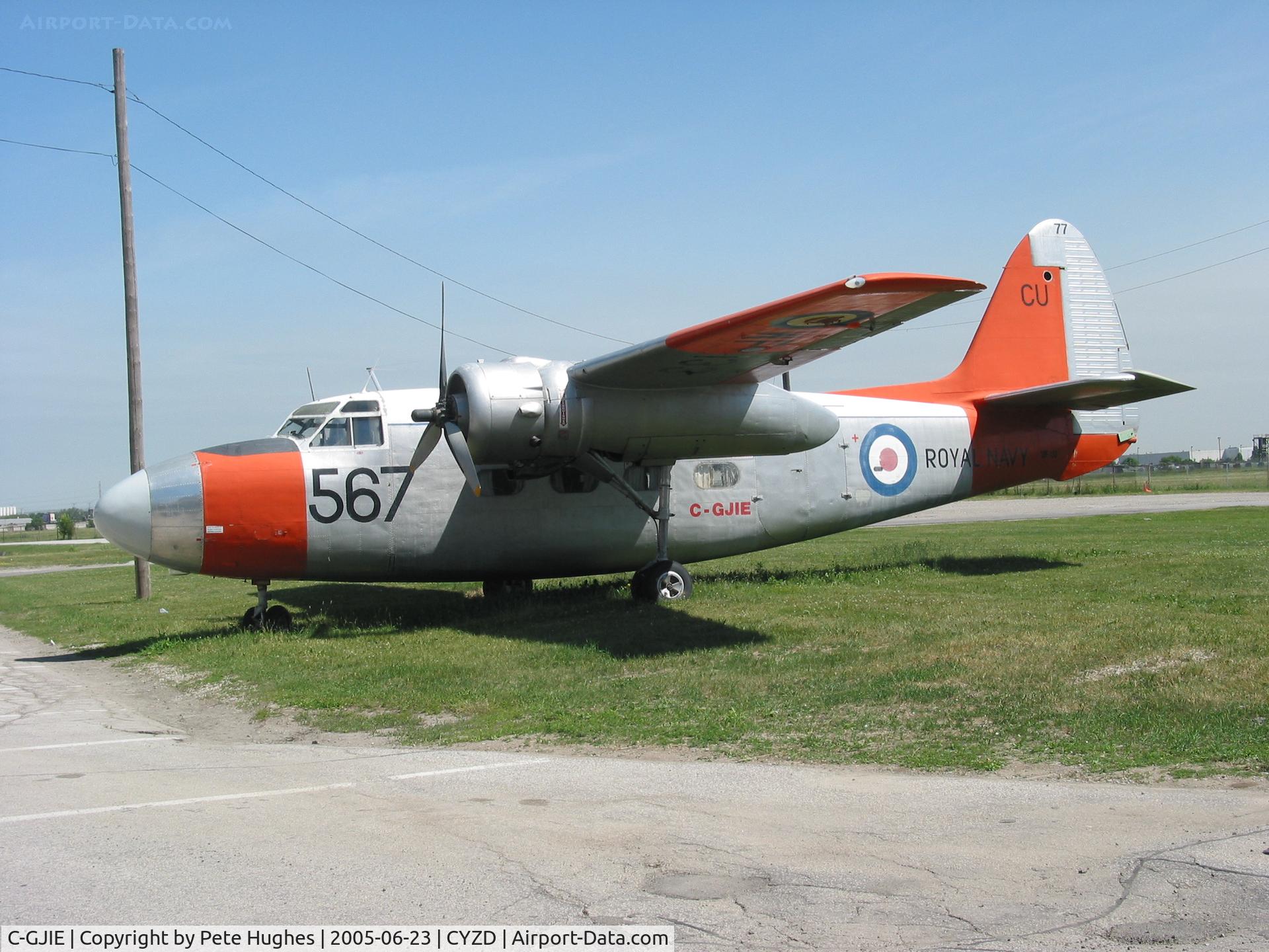 C-GJIE, 1952 Percival P-57 Sea Prince T1 C/N P57/31, Sea Prince at Downsview - an old friend a long way from home!