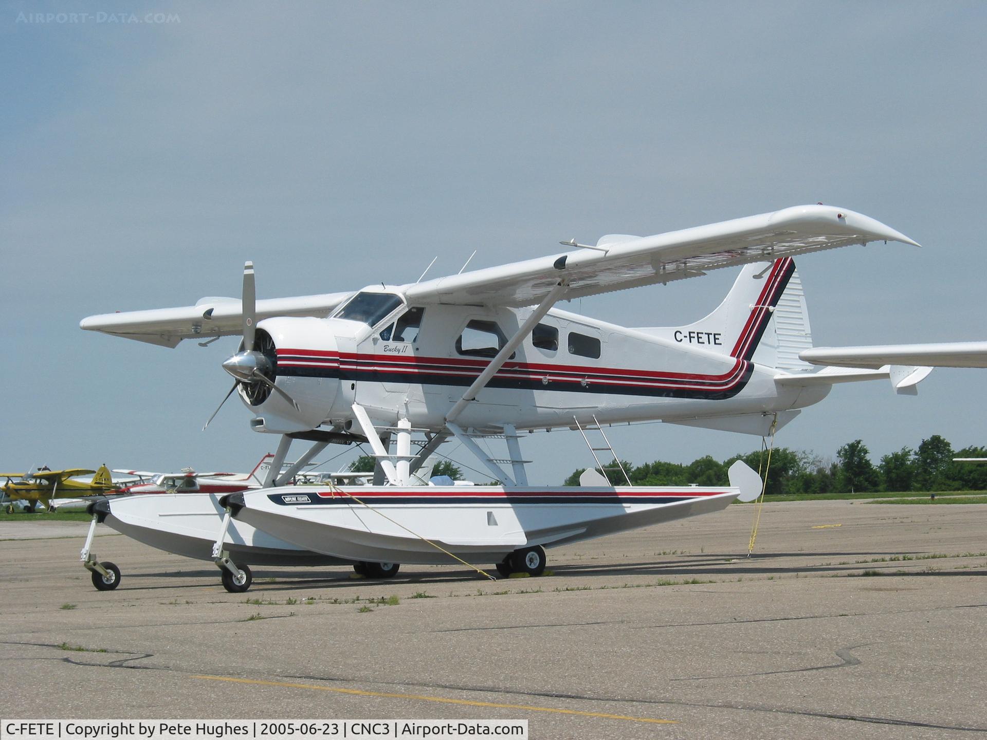 C-FETE, 1958 De Havilland Canada DHC-2 Beaver Mk.I C/N 1204, Beaver floatplane at Brampton
