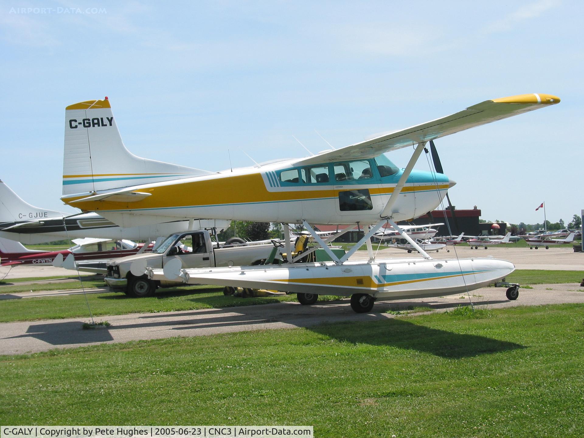 C-GALY, 1974 Cessna A185F Skywagon 185 C/N 185-02559, Cessna 185 floatplane at Brampton