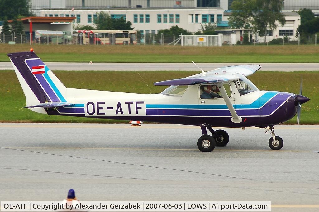 OE-ATF, 1973 Reims FRA150L Aerobat C/N FRA1500197, taxiing rwy 34