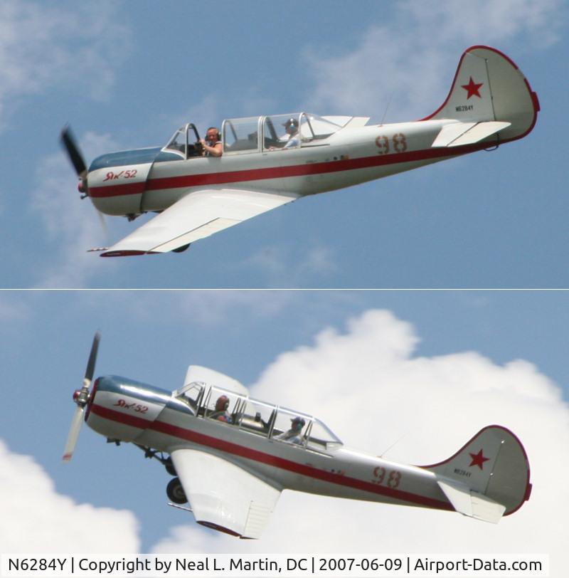 N6284Y, 1981 Yakovlev (Aerostar) Yak-52 C/N 811801, YAK-52 N6284Y