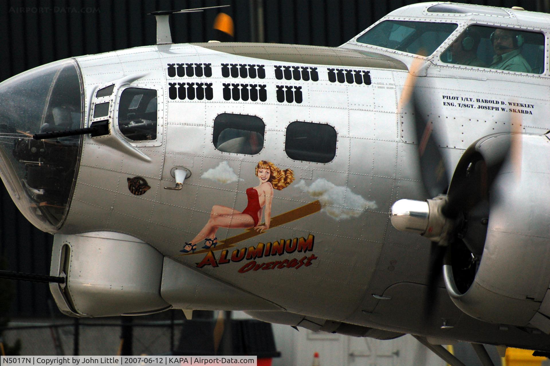N5017N, 1944 Lockheed/Vega (Boeing) B-17G-105-VE Flying Fortress C/N 8649, Nose Art