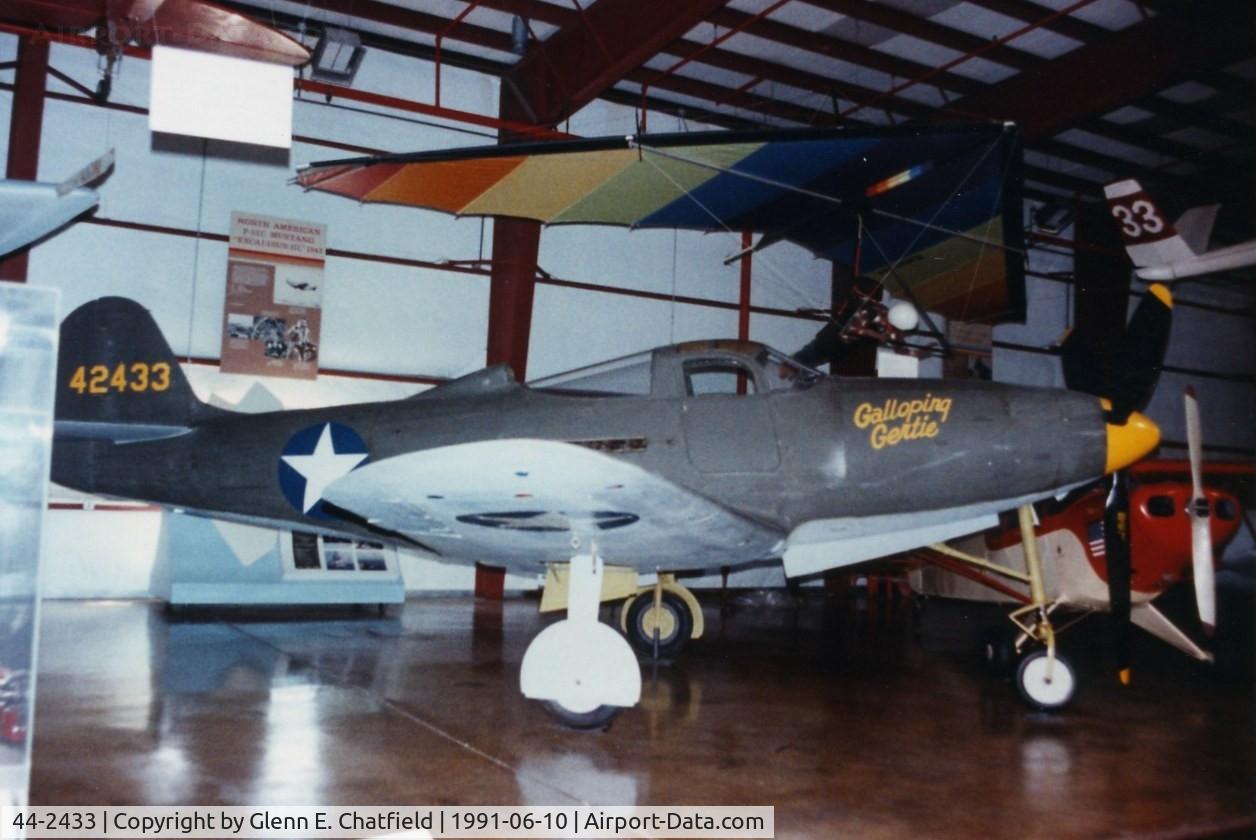 44-2433, 1944 Bell P-39Q Airacobra C/N 26E-433, P-39Q at the National Air & Space Museum