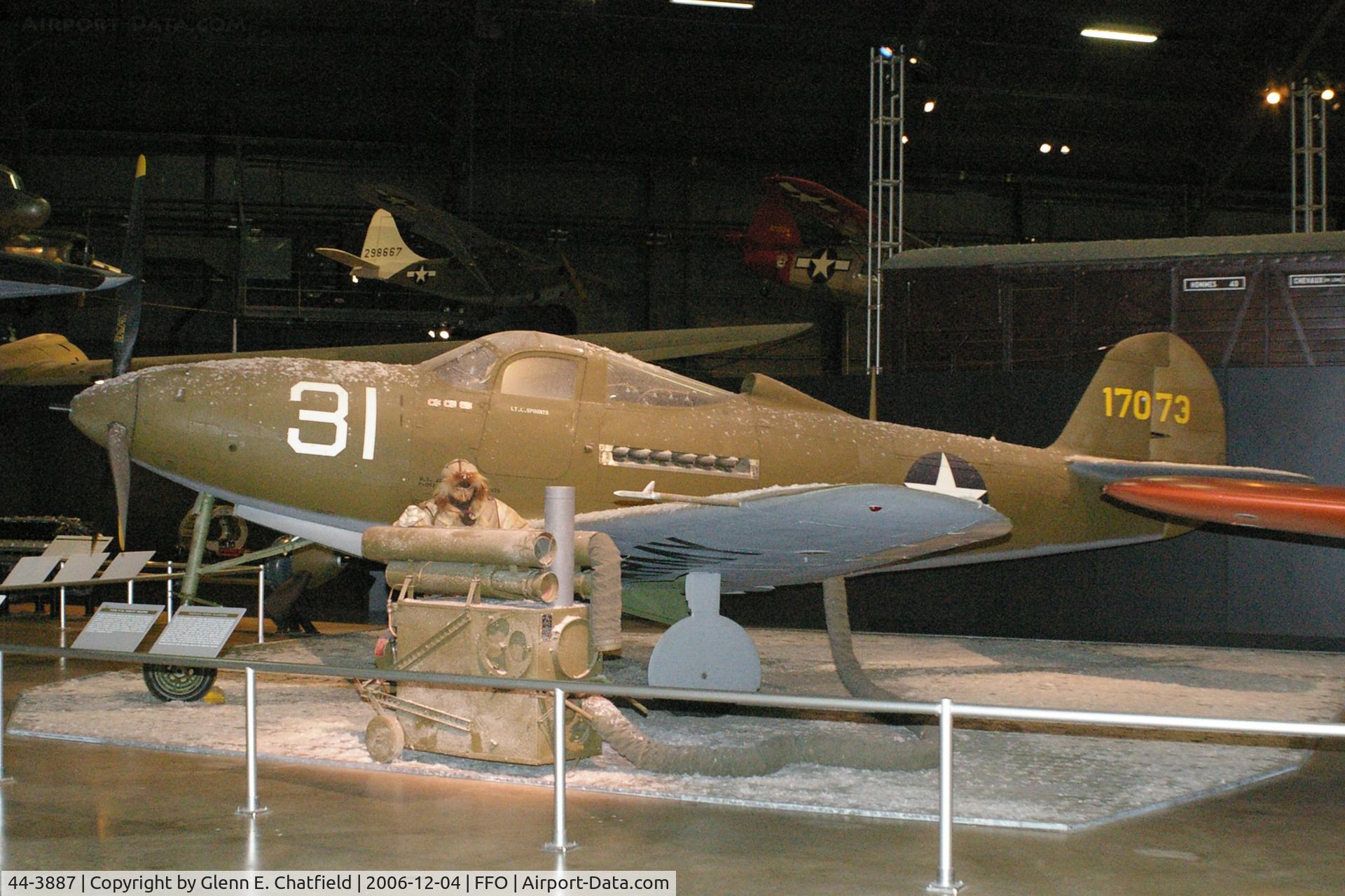 44-3887, 1944 Bell P-39Q Airacobra C/N Not found 44-3887, P-39Q at the National Museum of the U.S. Air Force
