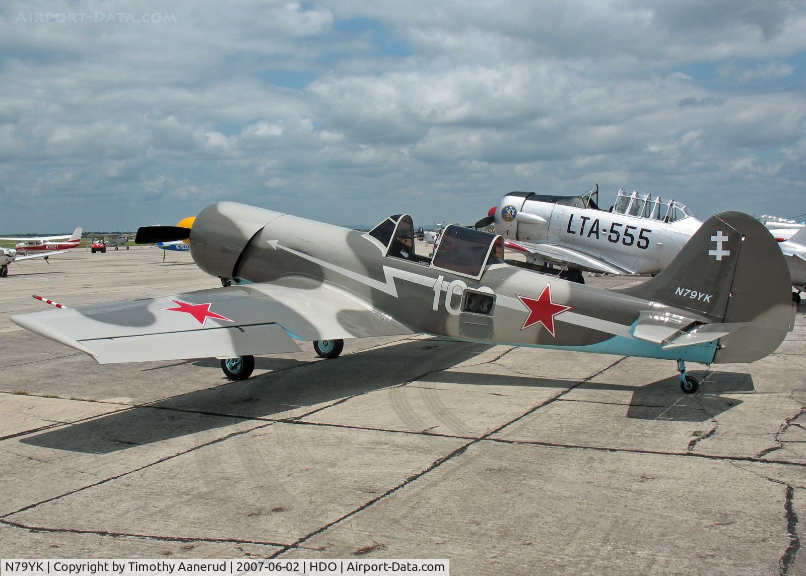 N79YK, 1979 Yakovlev Yak-50 C/N 791601, The EAA Texas Fly-In
