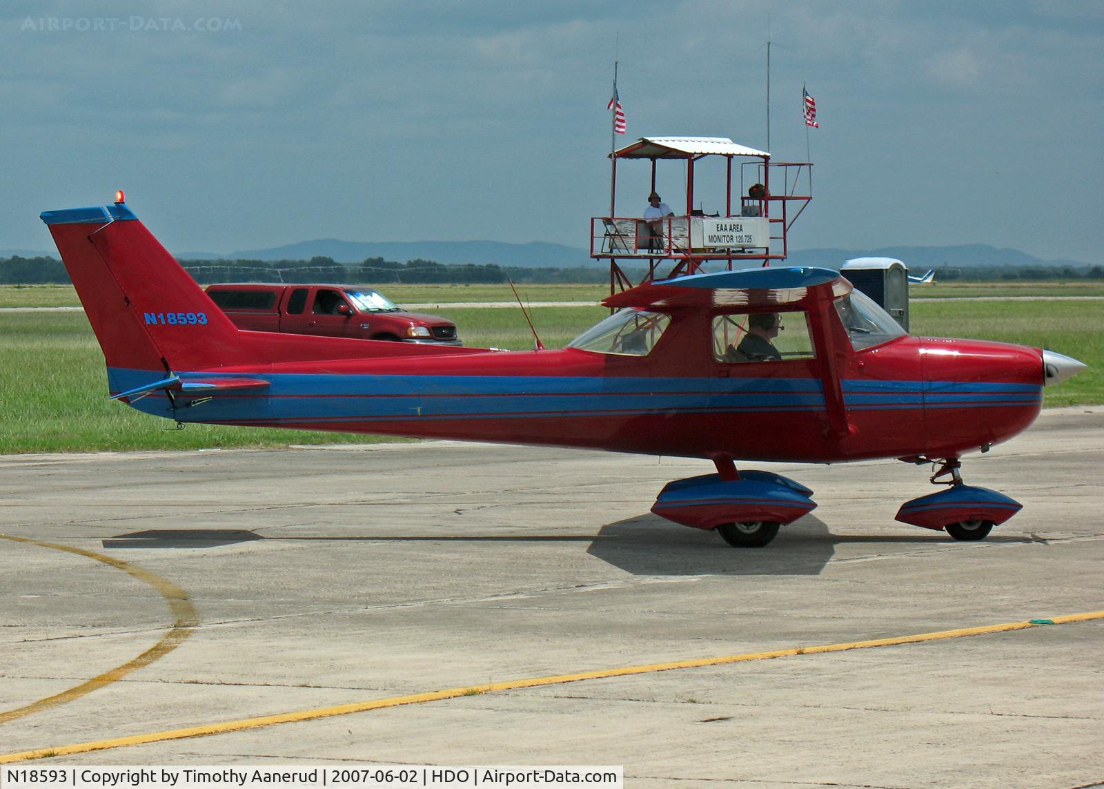 N18593, 1972 Cessna 150L C/N 15073969, 1972 Cessna 150L, The EAA Texas Fly-In